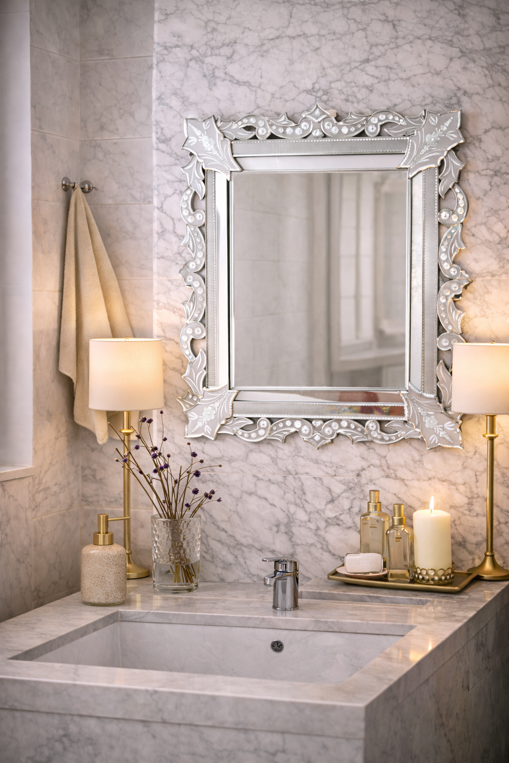 Ivy Garland Square Mirror Ivy Garland Square Mirror